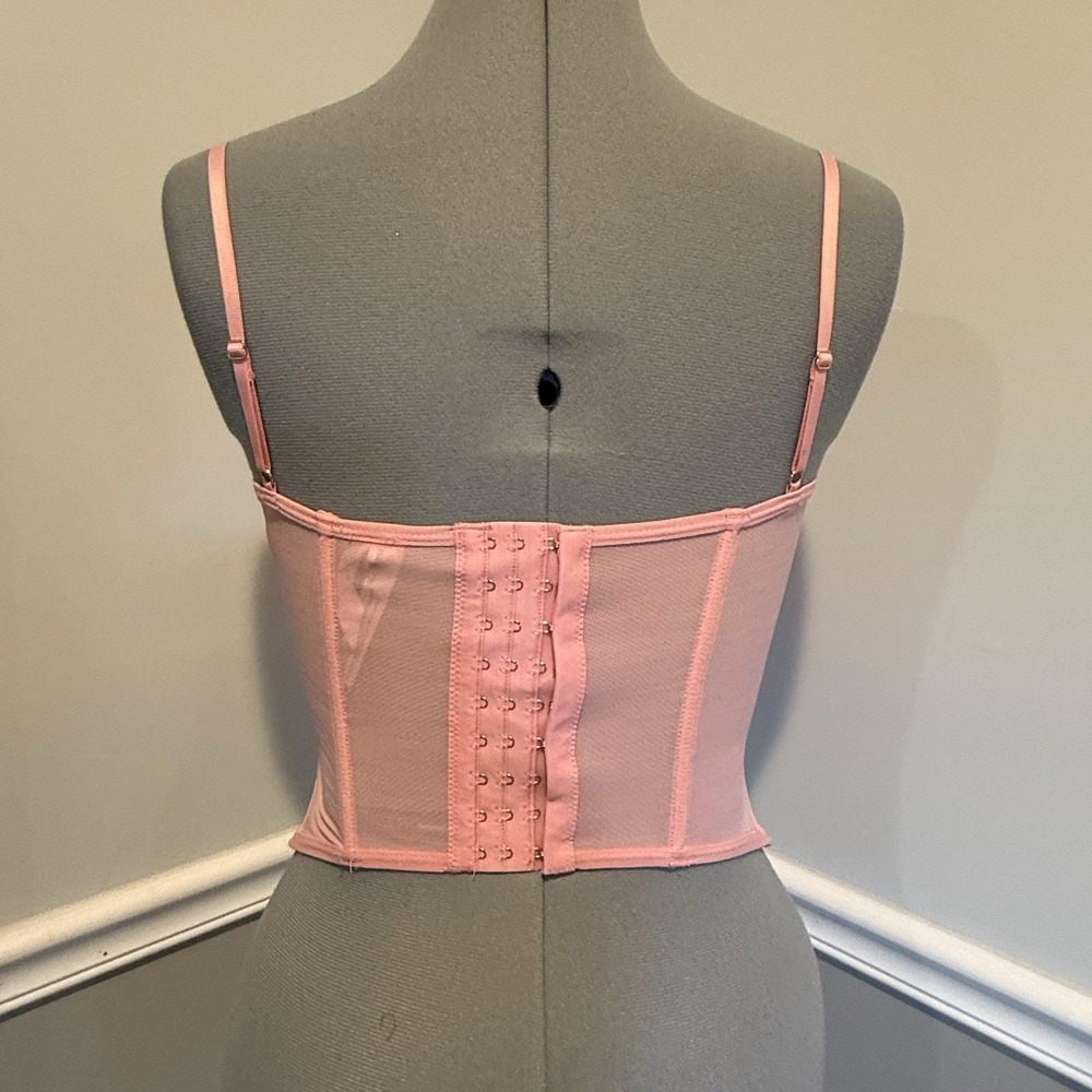 Urban Outfitters Out From Under Modern Love Corset Pink Size Medium - Picture 4 of 8